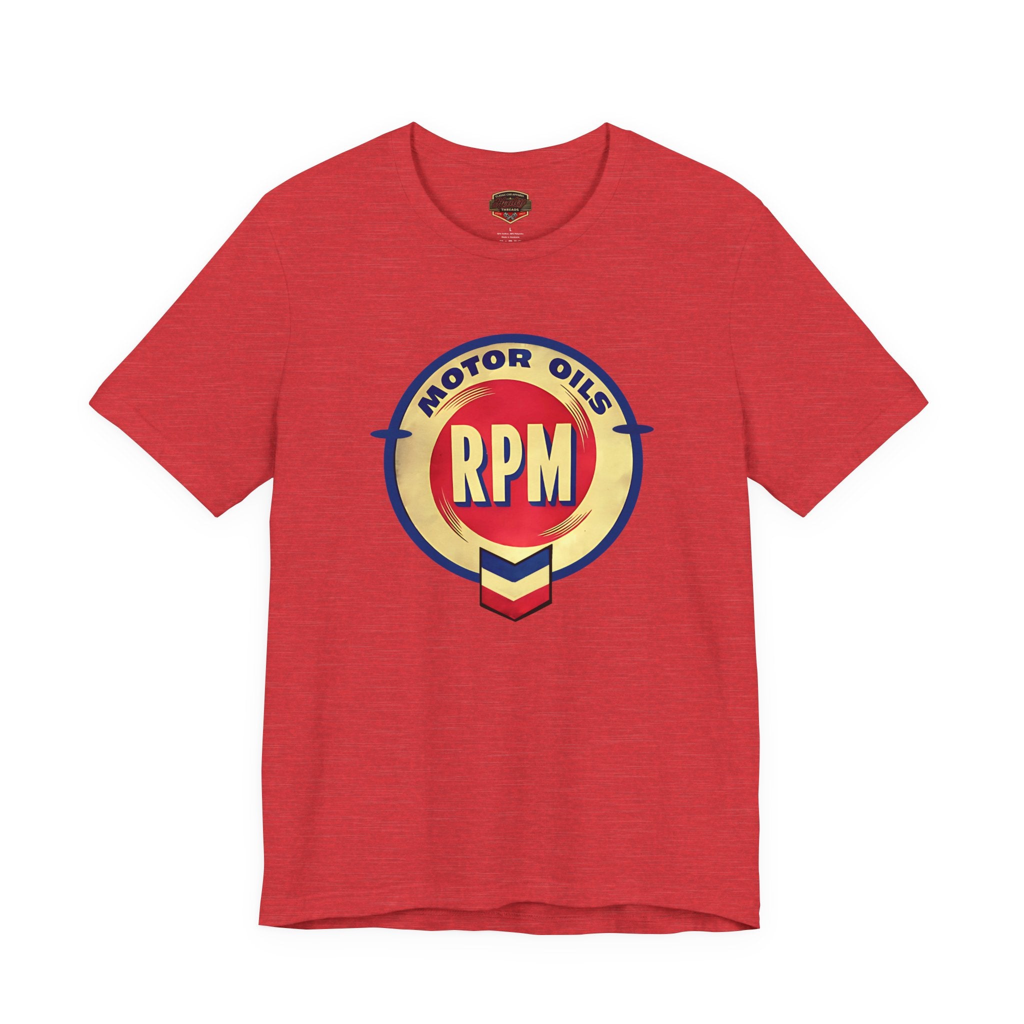 RPM Motor Oils Vintage T-Shirt - Classic Car Graphic Tee
