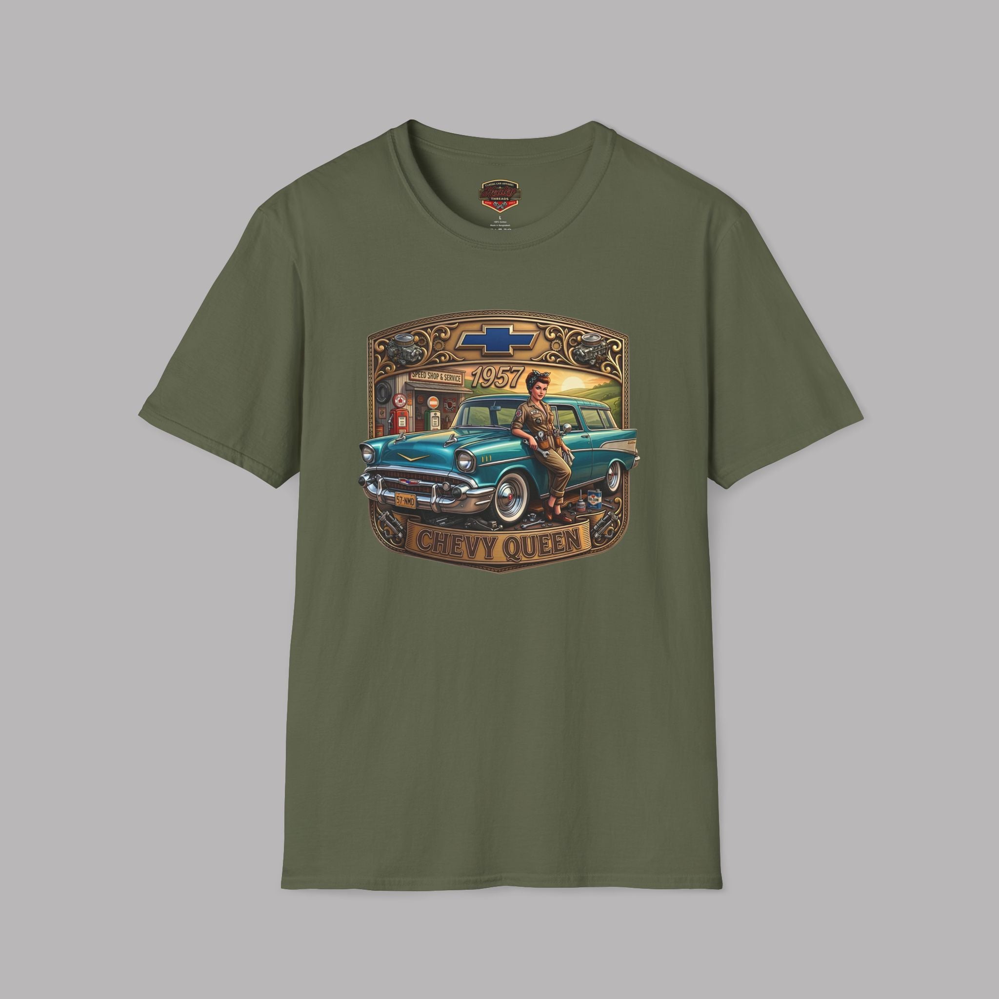1957 Bel Air T-Shirt - Retro Classic Car Graphic Tee