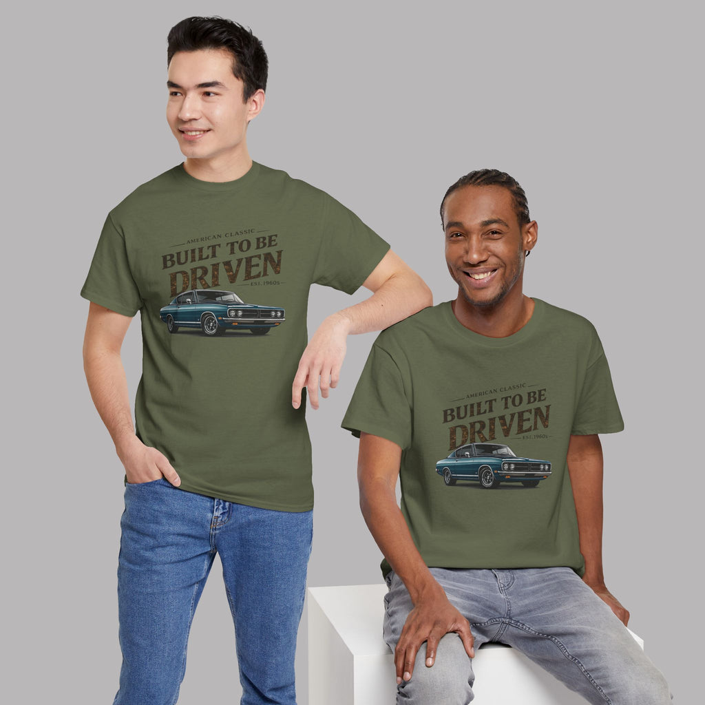 American Classic Muscle Car T-Shirt - Built to Be Driven Tee