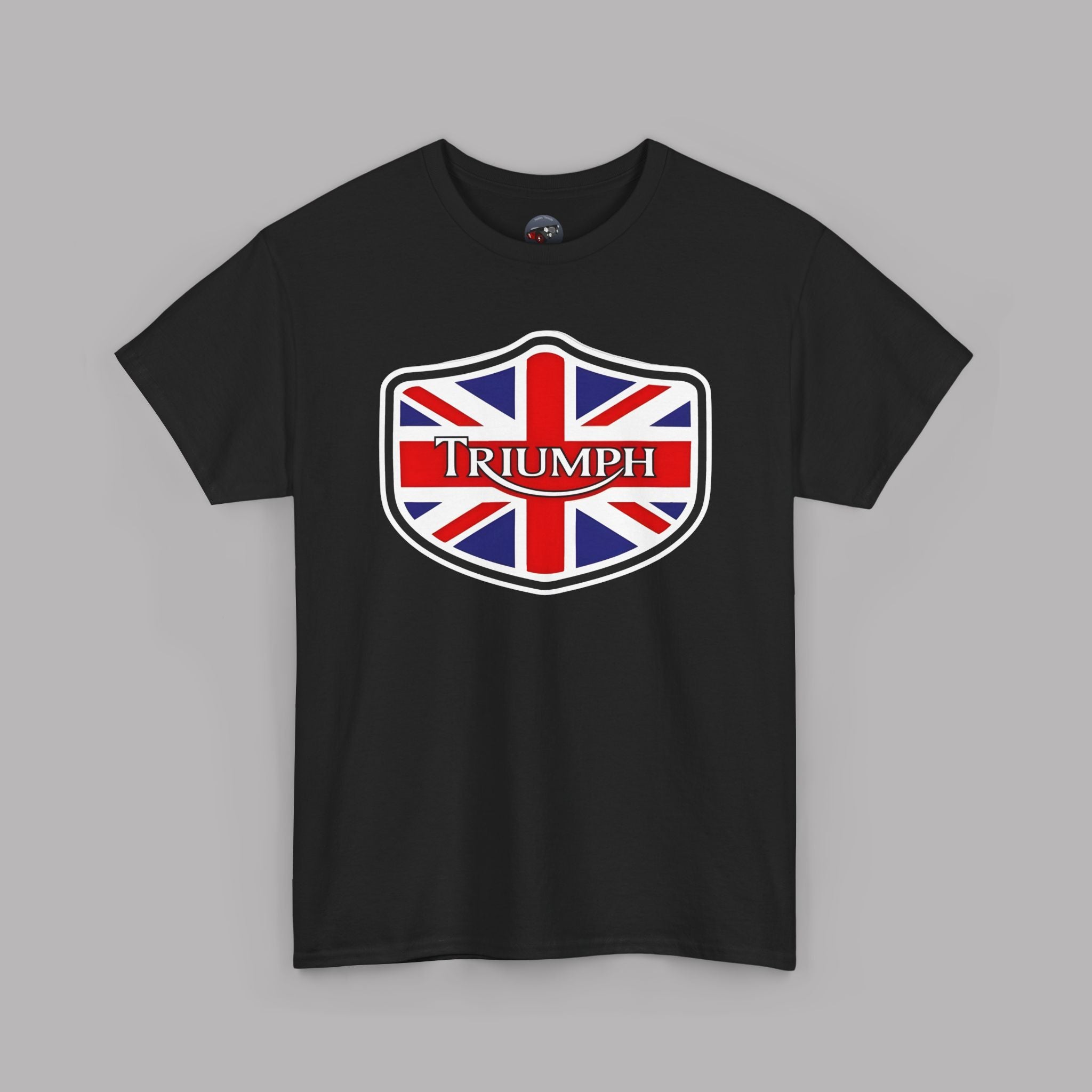 Triumph Union Jack Shield T-Shirt - British Car Lover Tee