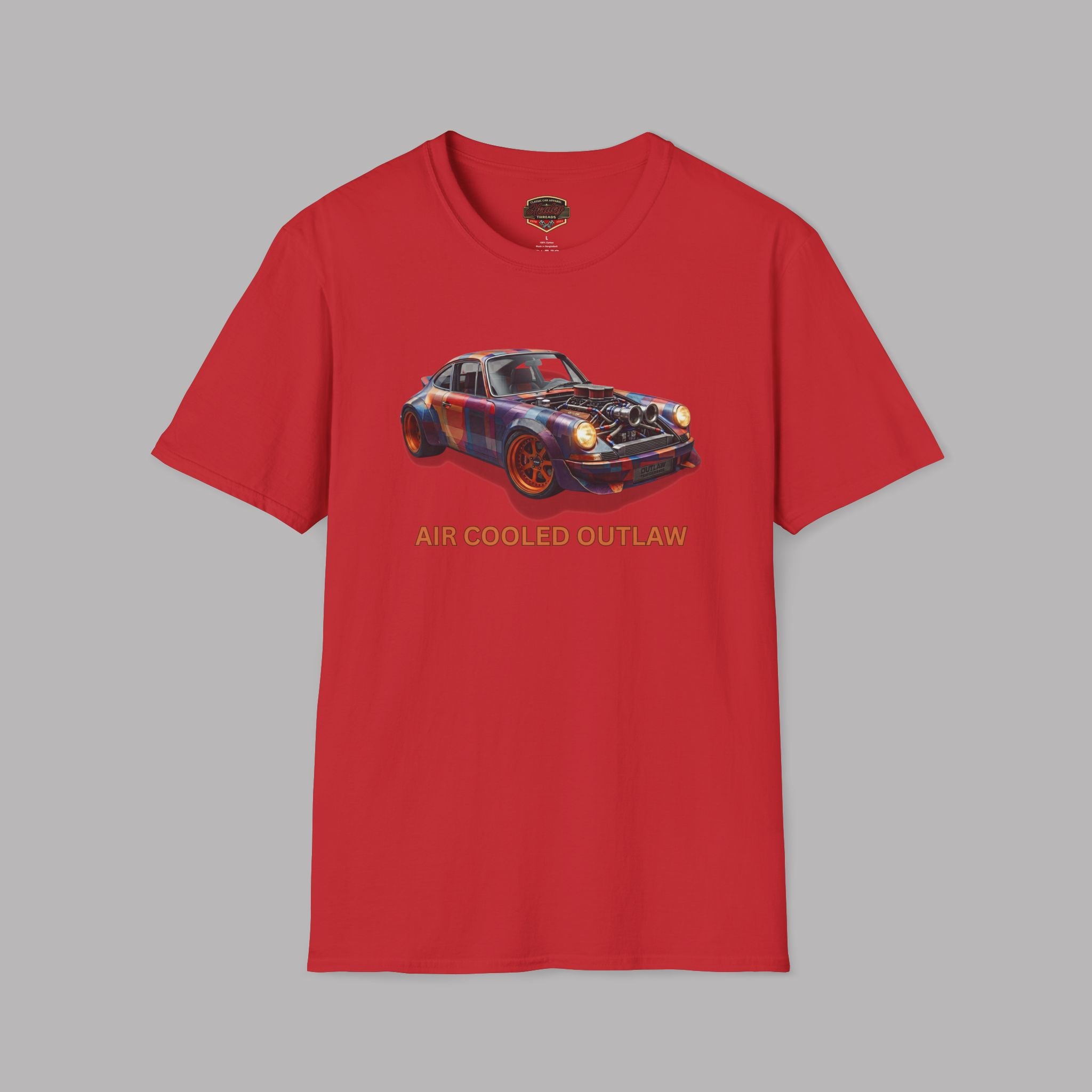 Air Cooled Outlaw T-Shirt - Classic Car Graphic Tee