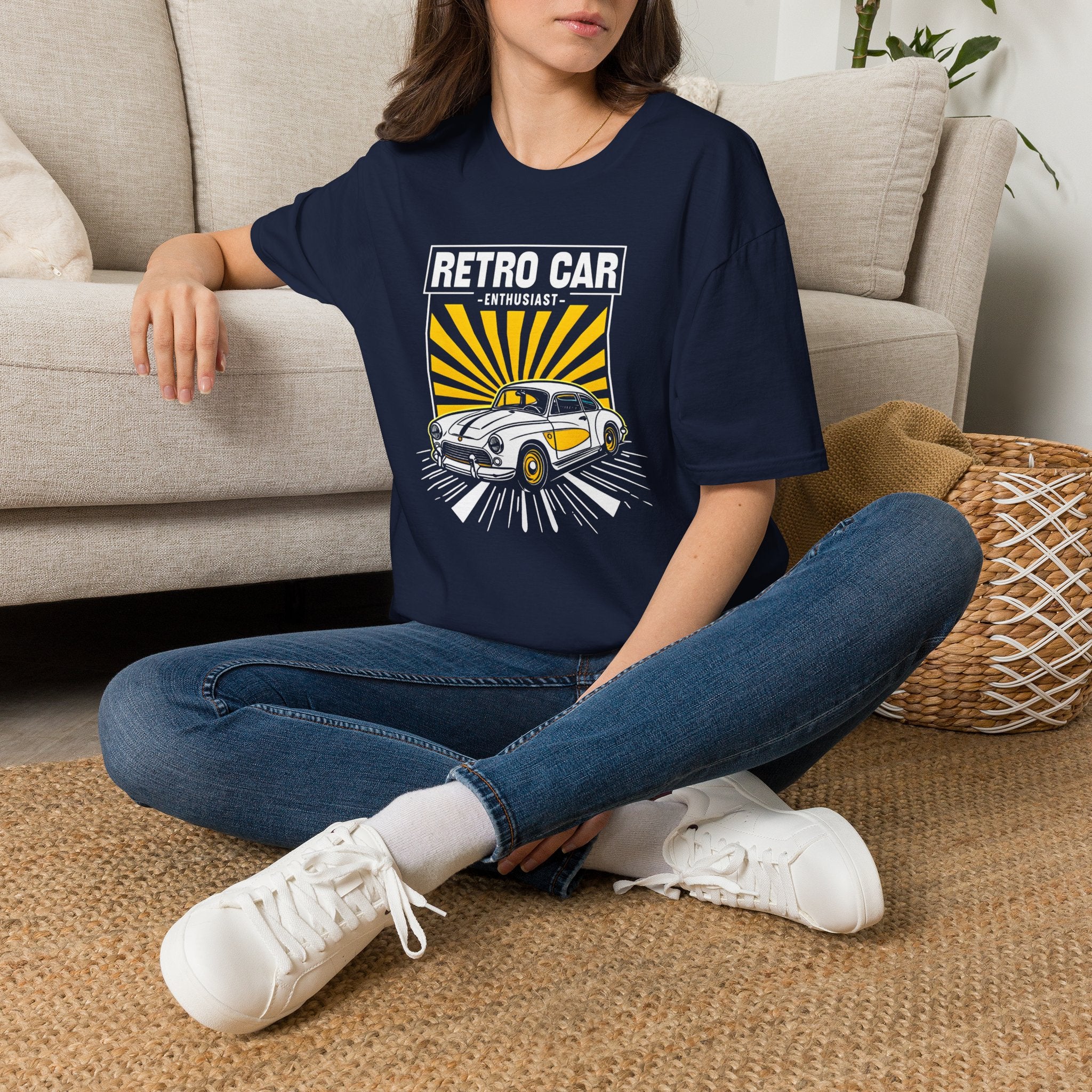 Copy of British Racing Heritage Badge Tee | Vintage Roadster Gift