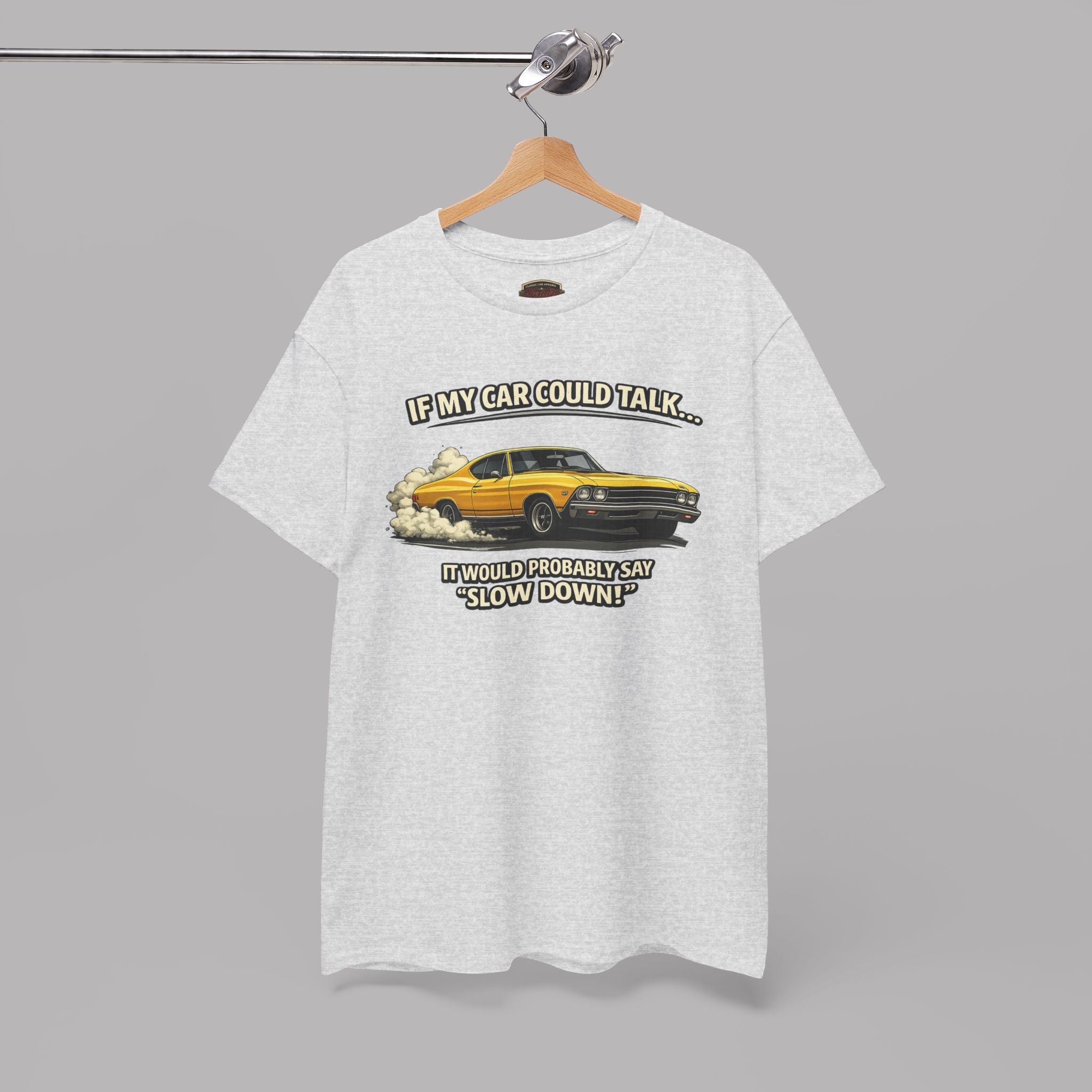 Classic Car Humor T-Shirt – Slow Down Vintage Tee