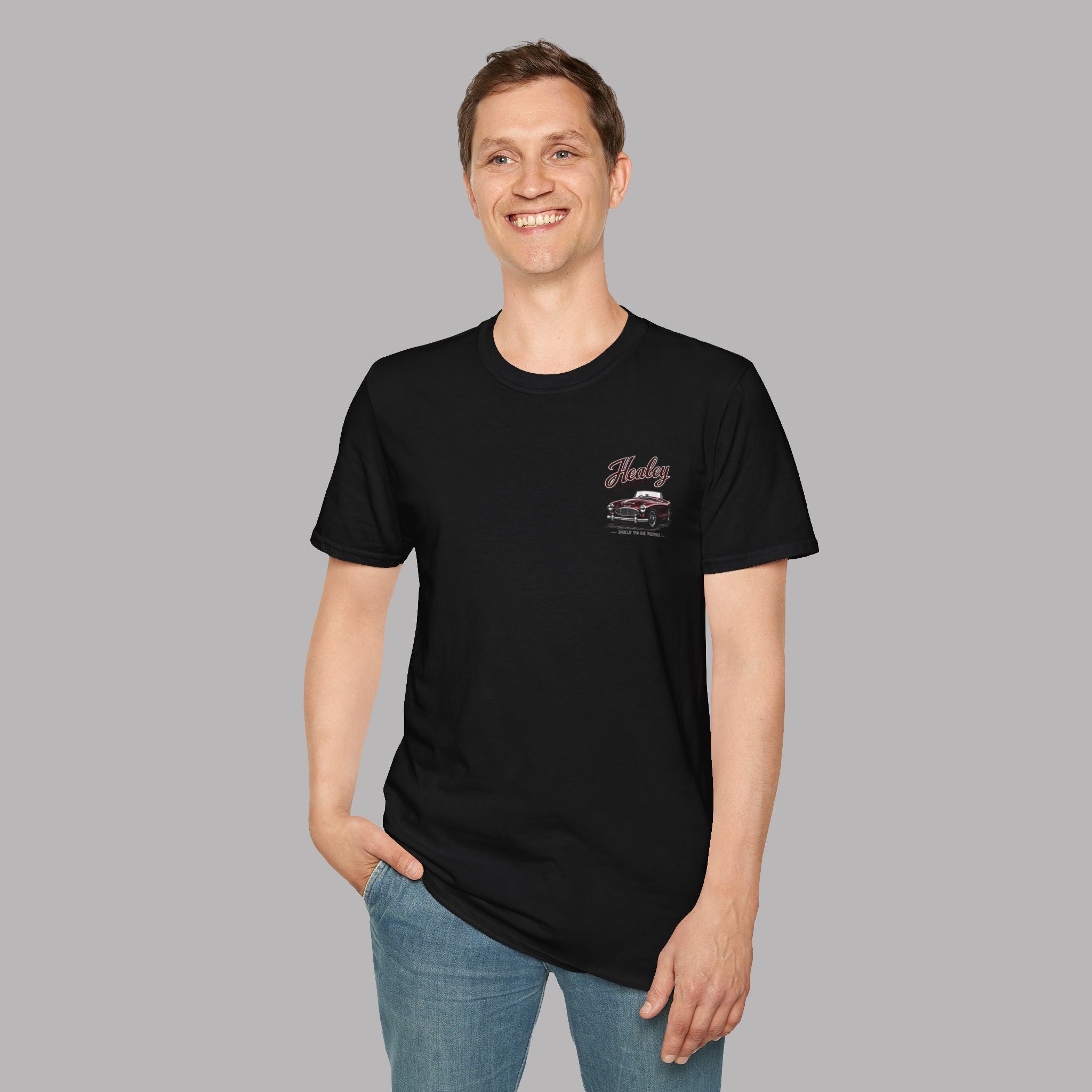 Austin Healey 3000 T-Shirt - Built to Be Driven - Healey Threads Tee