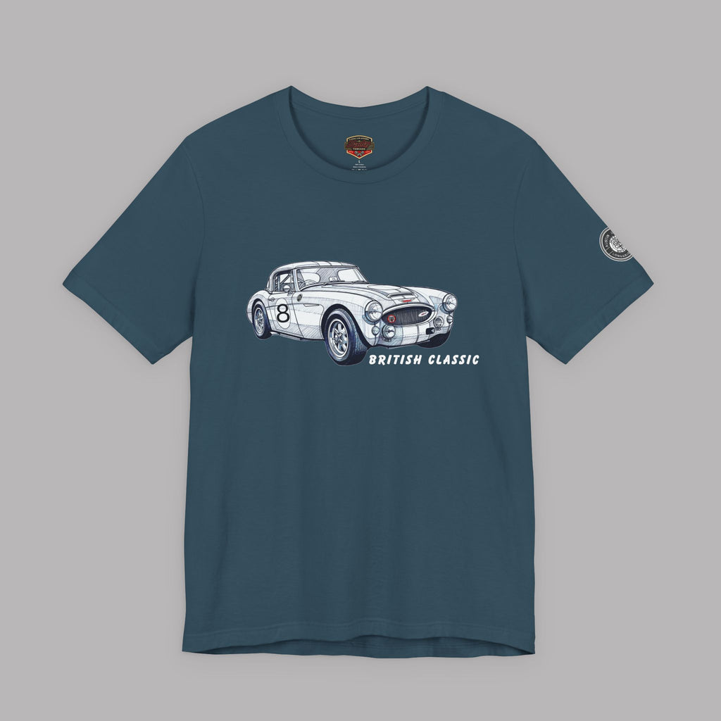 British Classic Roadster Tee | Vintage Racing Car Shirt