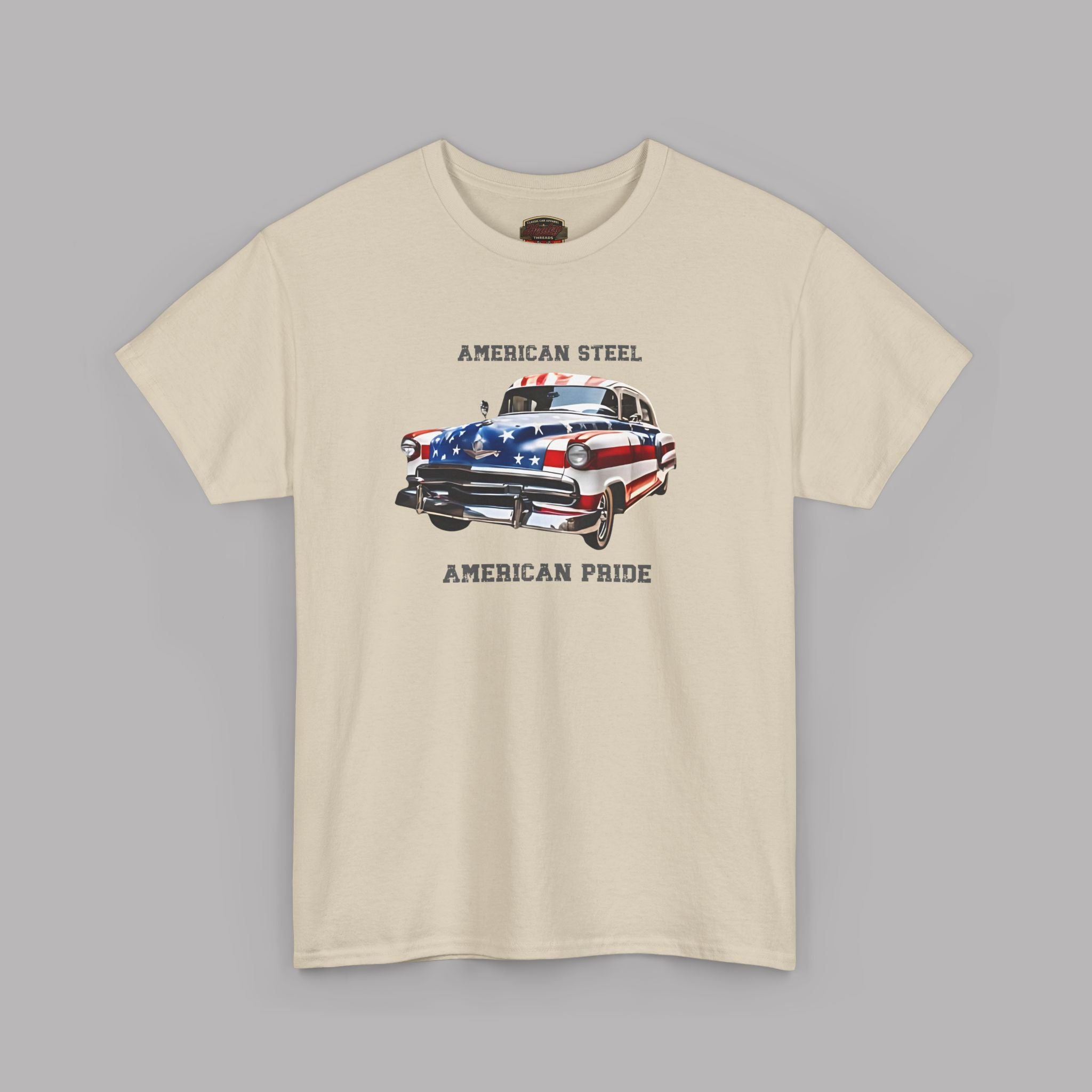 American Steel T-Shirt – Vintage Classic Car Graphic Tee