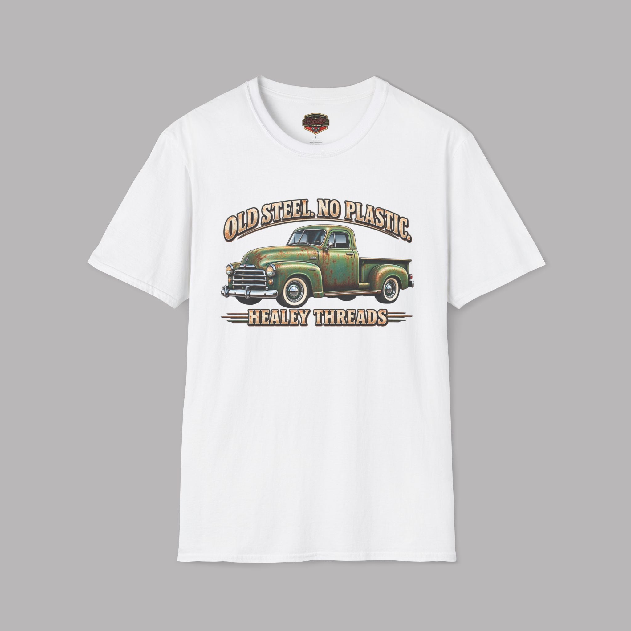 Old Steel No Plastic Truck Tee | Classic Pickup Gift Shirt