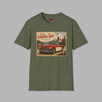 Happy Canada Day Classic Roadster T-Shirt – Vintage British Sports Car Tee