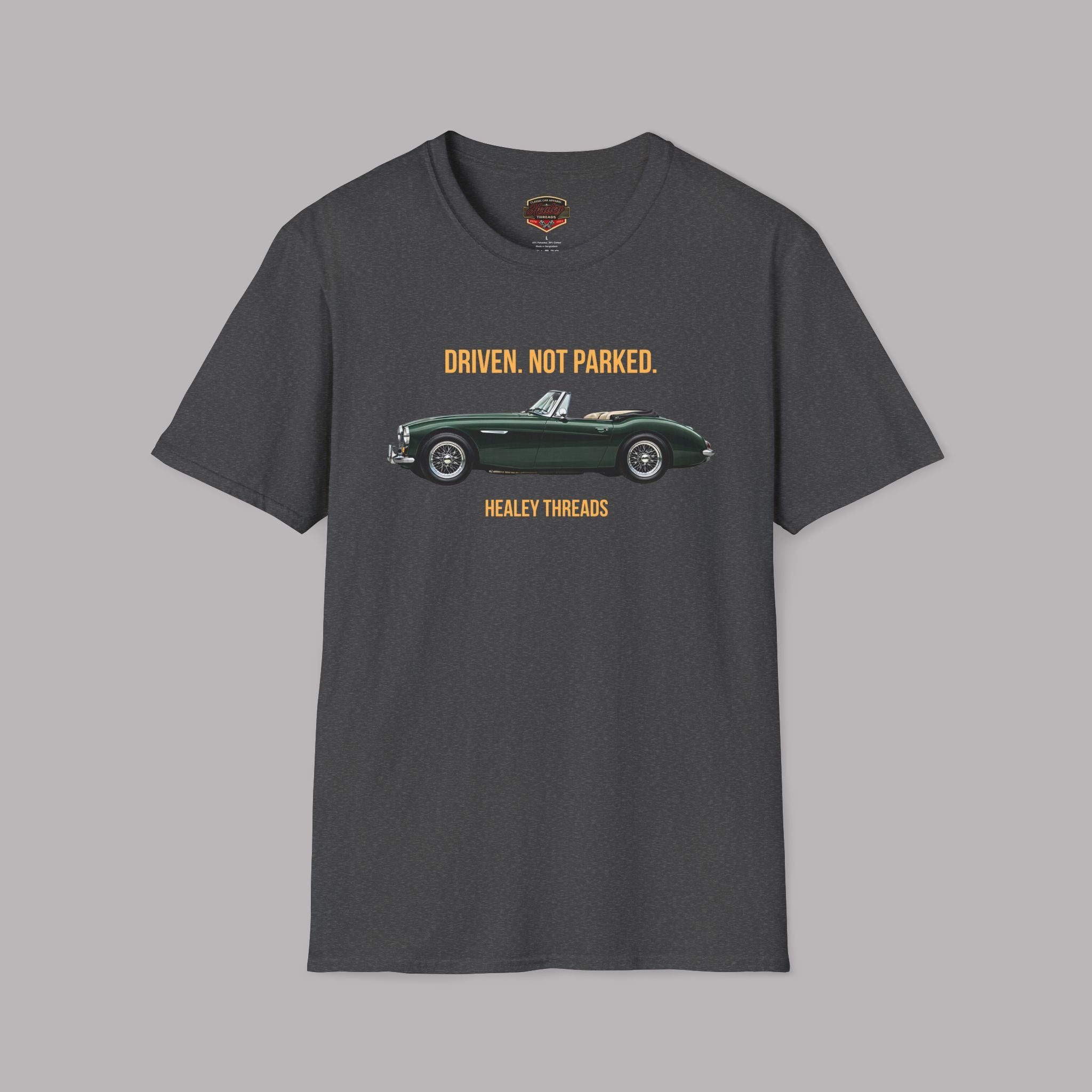 Classic Car Lover Gift Shirt - Driven Not Parked Austin Healey Tee