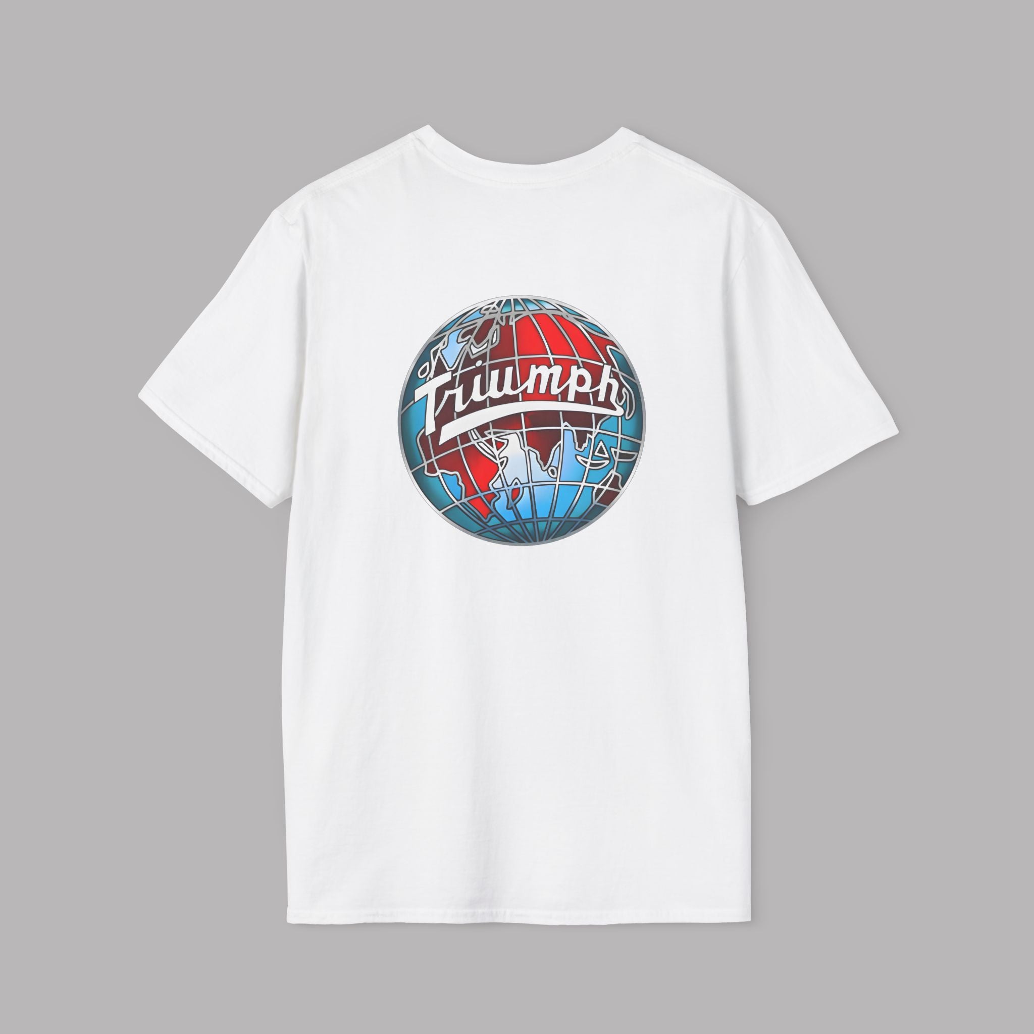 Vintage Triumph Globe T-Shirt – Classic British Moto Tee