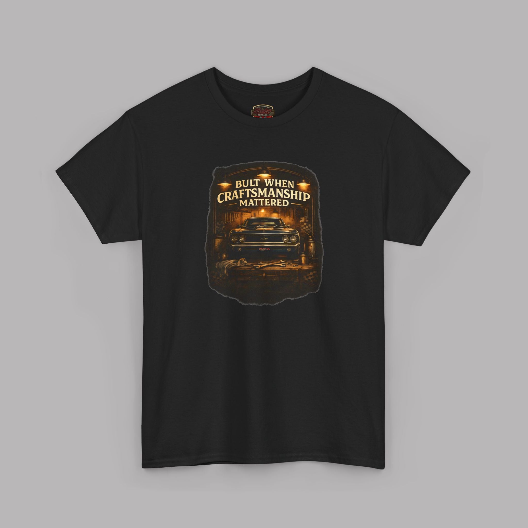 Vintage Muscle Car T-Shirt –Classic Craftsmanship Tee