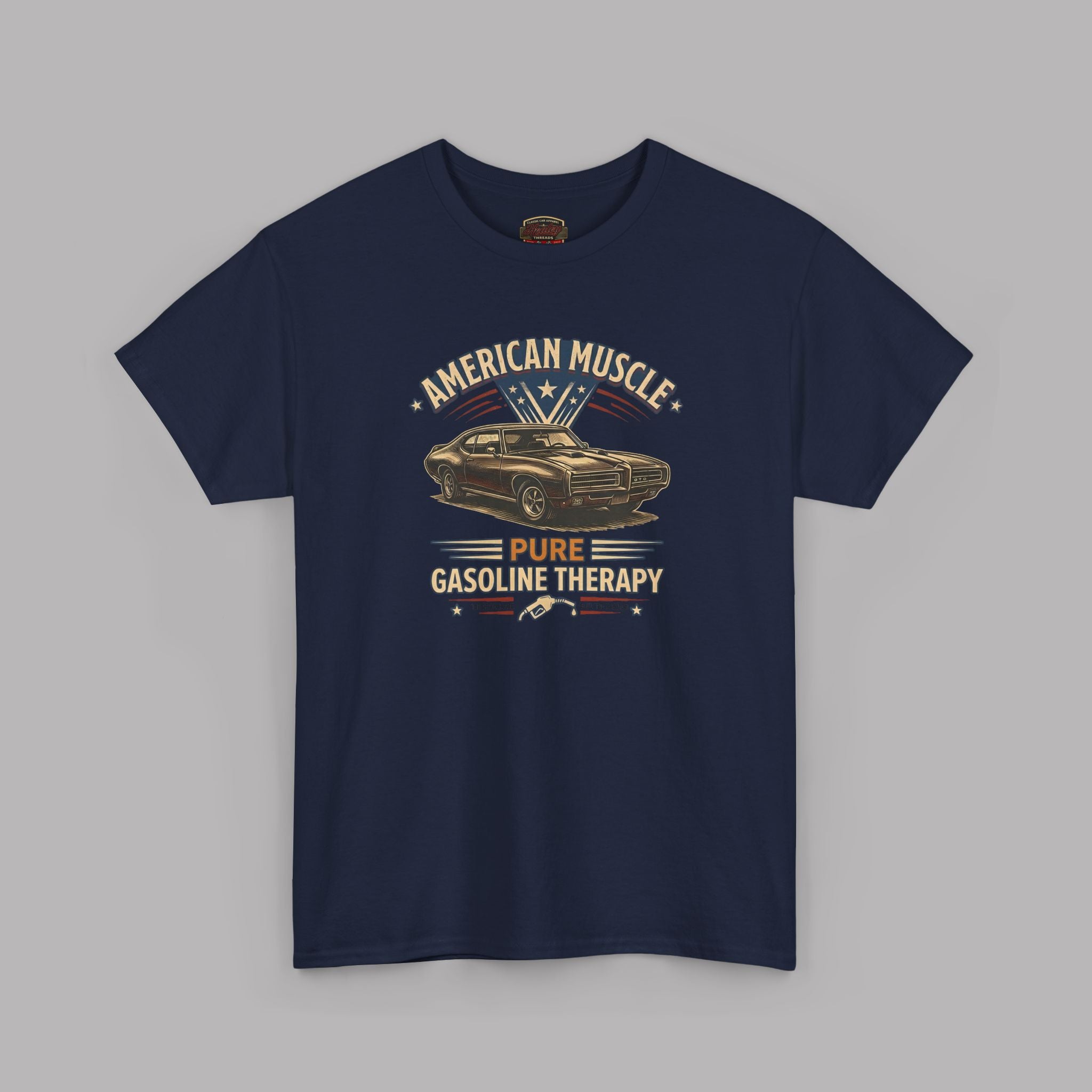 American Muscle Car T-Shirt - Pure Gasoline Therapy Tee