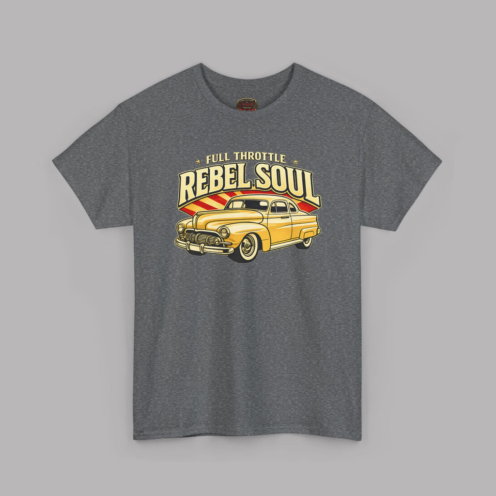 Rebel Soul Vintage Car Tee | Retro Road Trip Classic Shirt