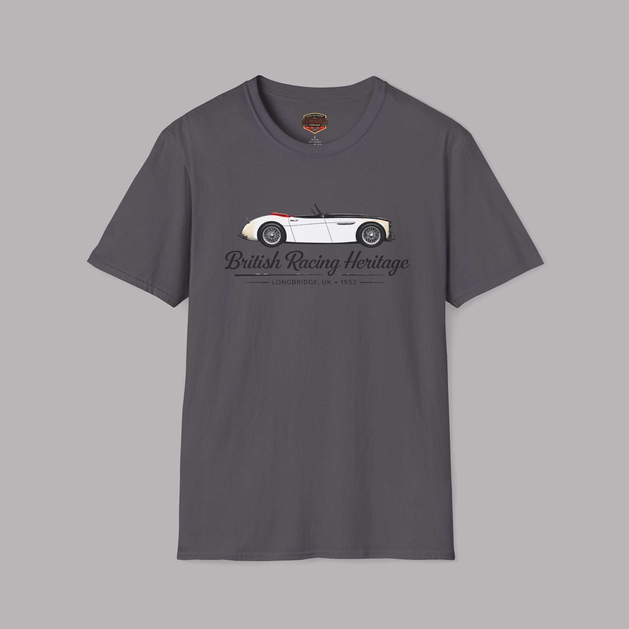 British Racing Heritage Tee | Vintage Roadster Gift Shirt