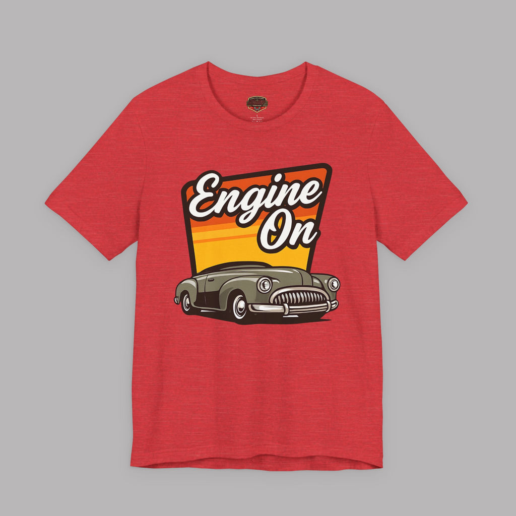 Retro Classic Car Tee | Engine On Vintage Gift Shirt