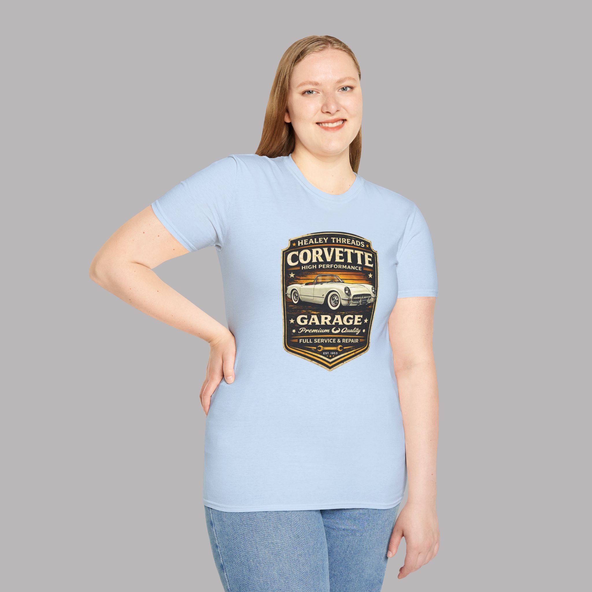 C1 Corvette T-Shirt - Vintage Garage Graphic Tee Est. 1953