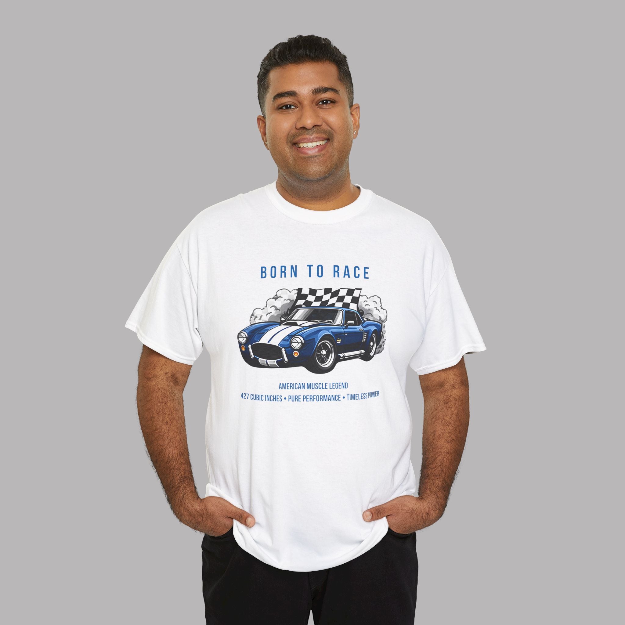 Born to Race T-Shirt – Vintage Muscle Car Graphic Tee