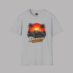 American Muscle Car Sunset Tee | Classic 1960s Retro Car