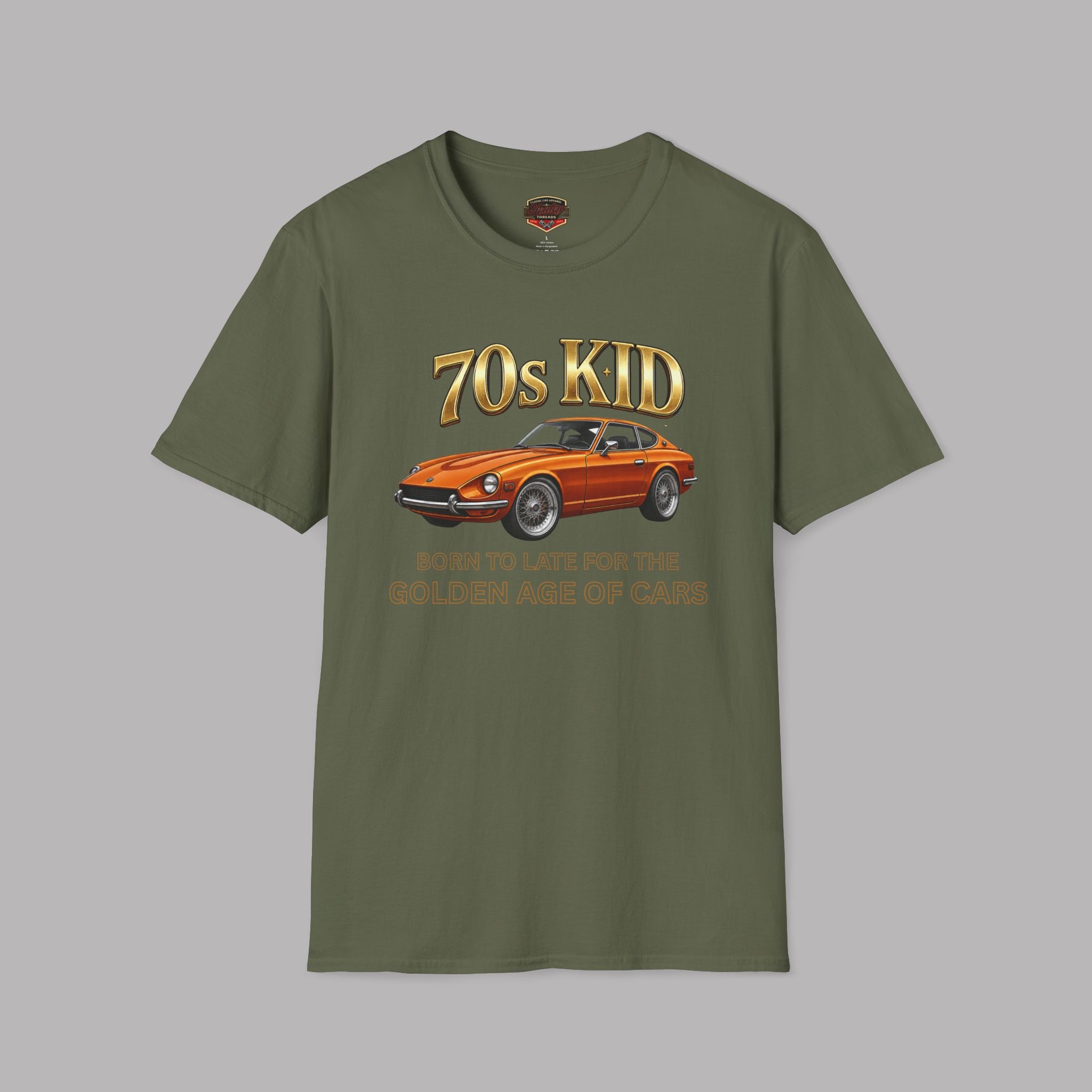 70s Kid Classic Car T-Shirt - Vintage Datsun 240Z Graphic Tee