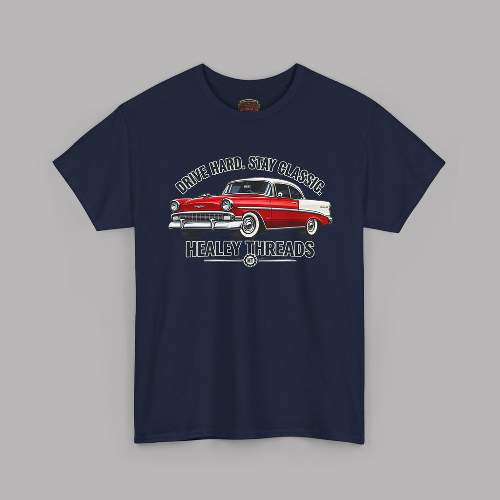 Drive Hard Stay Classic Cruiser Tee | Retro Car Gift