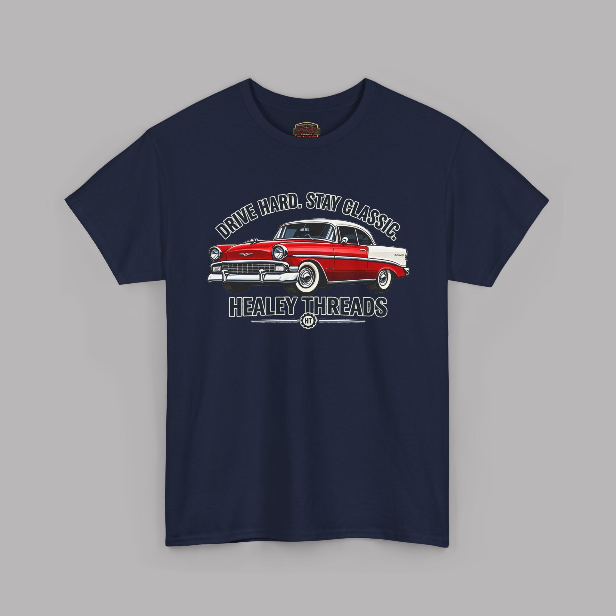 Drive Hard Stay Classic Cruiser Tee | Retro Car Gift