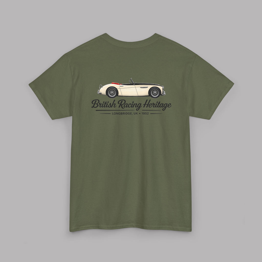 Vintage British Racing Heritage Tee | Classic Roadster Graphic