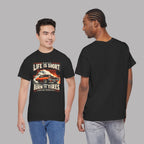 Vintage Muscle Car T-Shirt – Burn the Tires Tee