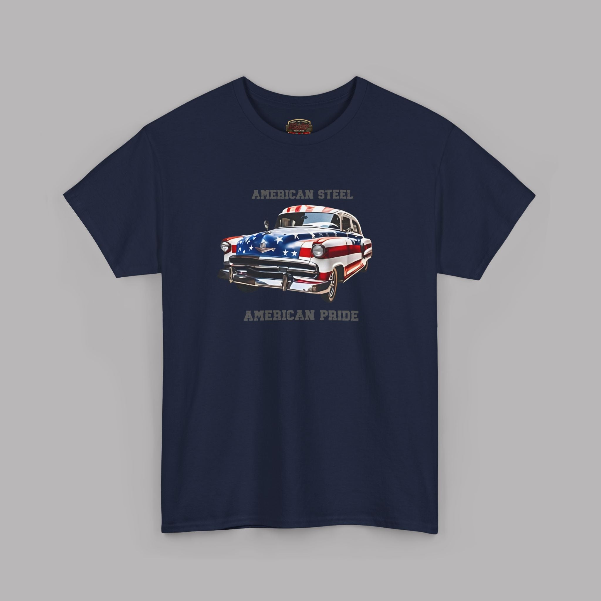 American Steel T-Shirt – Vintage Classic Car Graphic Tee
