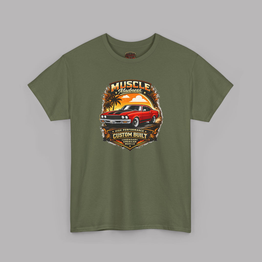 Muscle Madness Tee | Custom Built American Muscle Car T-Shirt