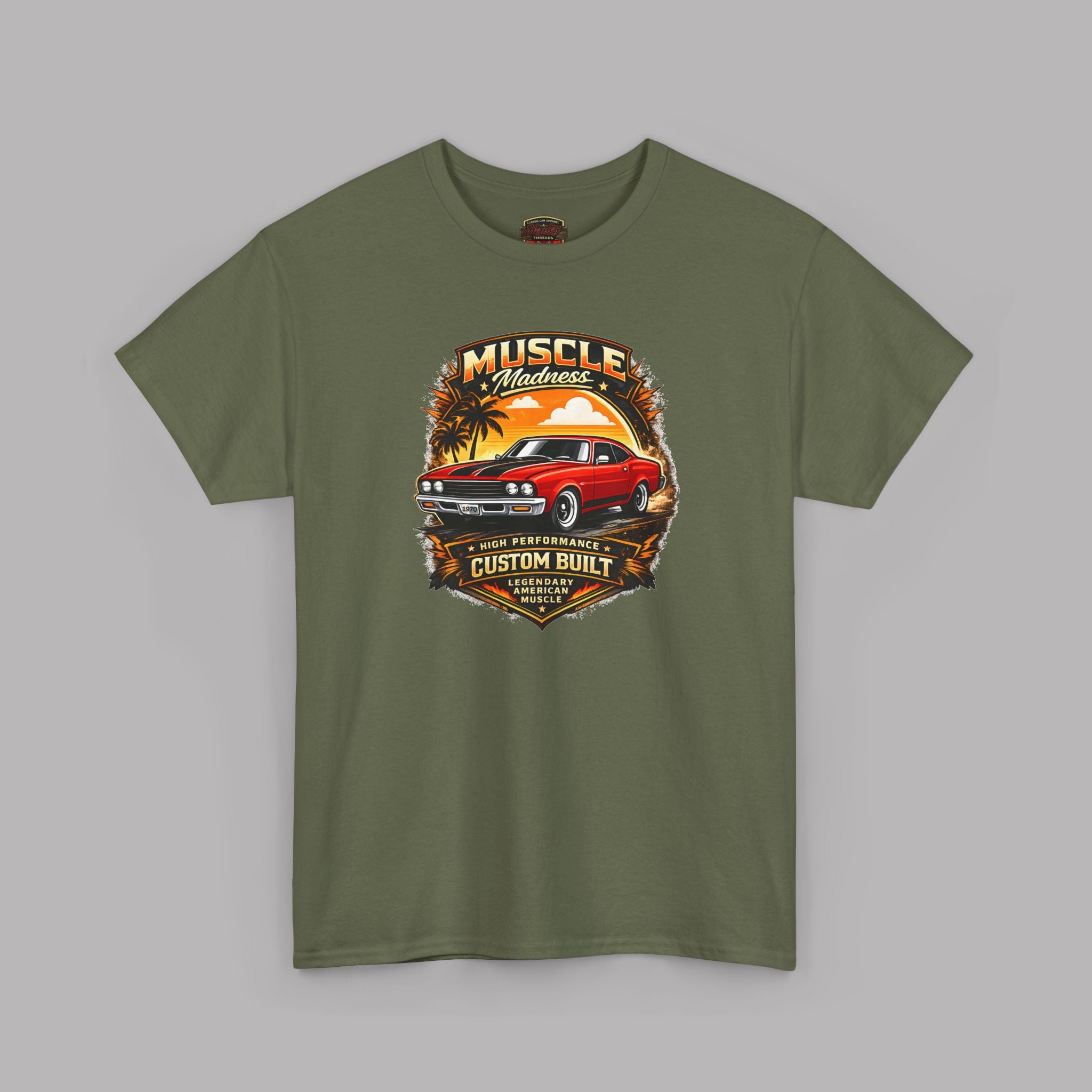 Muscle Madness Tee | Custom Built American Muscle Car T-Shirt