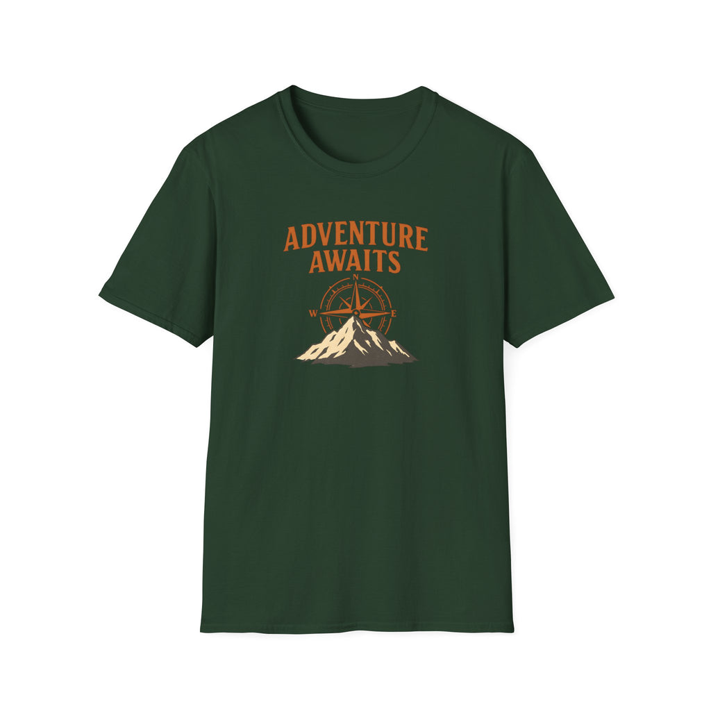 Adventure awaits compass mountain T-Shirt