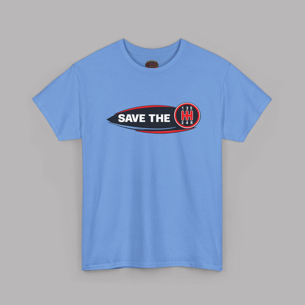 Save the Manual T-Shirt – Retro Shift Pattern Tee