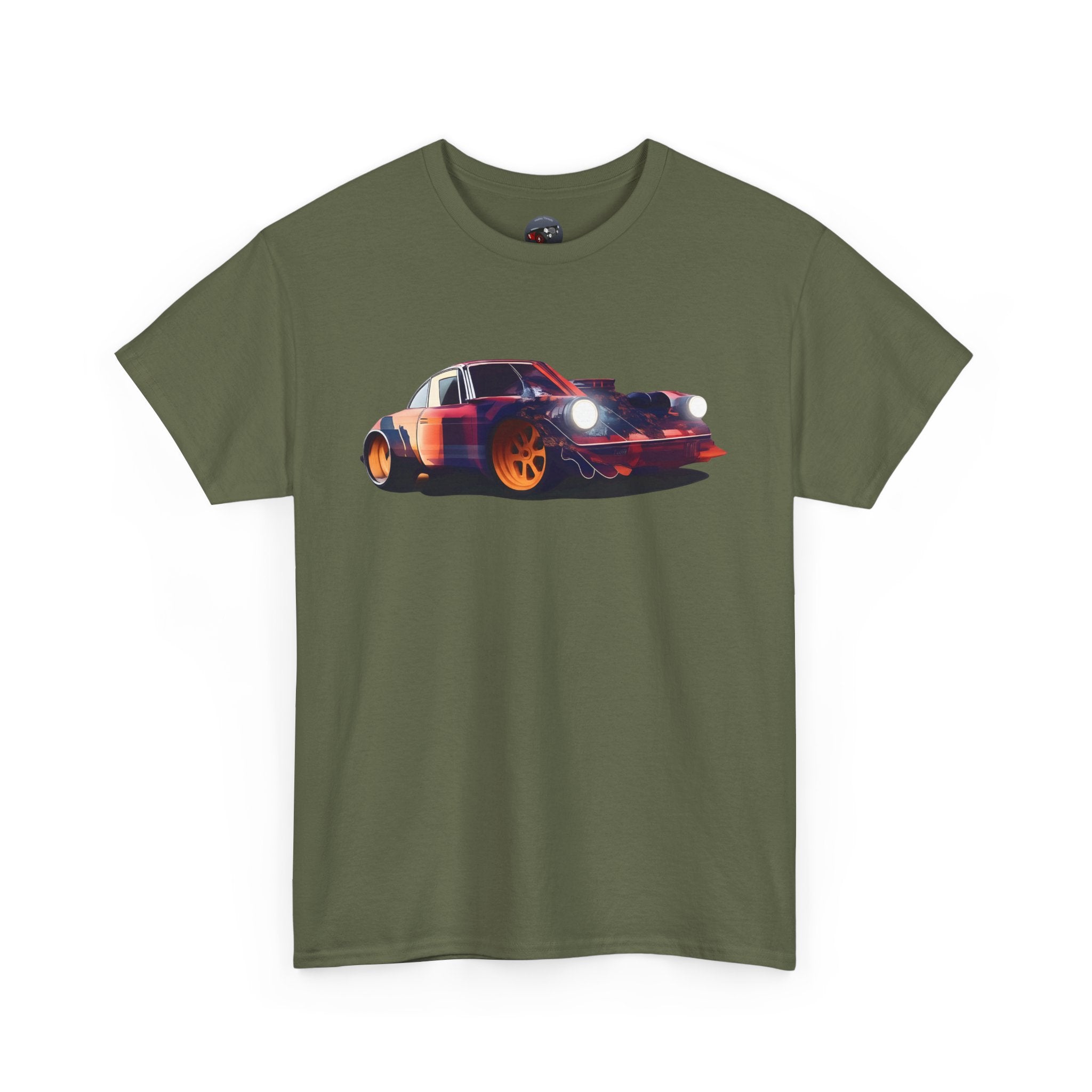 Abstract 3D Sports Car T-Shirt - Cool Automotive Art Design