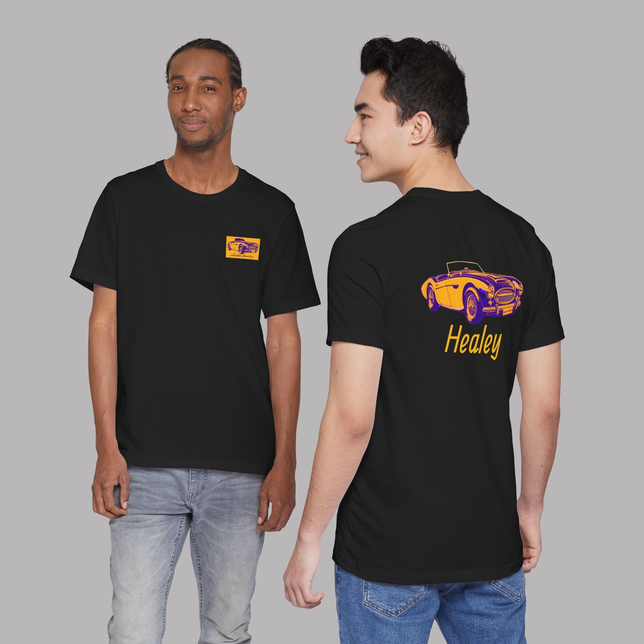 Classic Healey Car Tee - Vintage Sports Car Graphic T‑Shirt