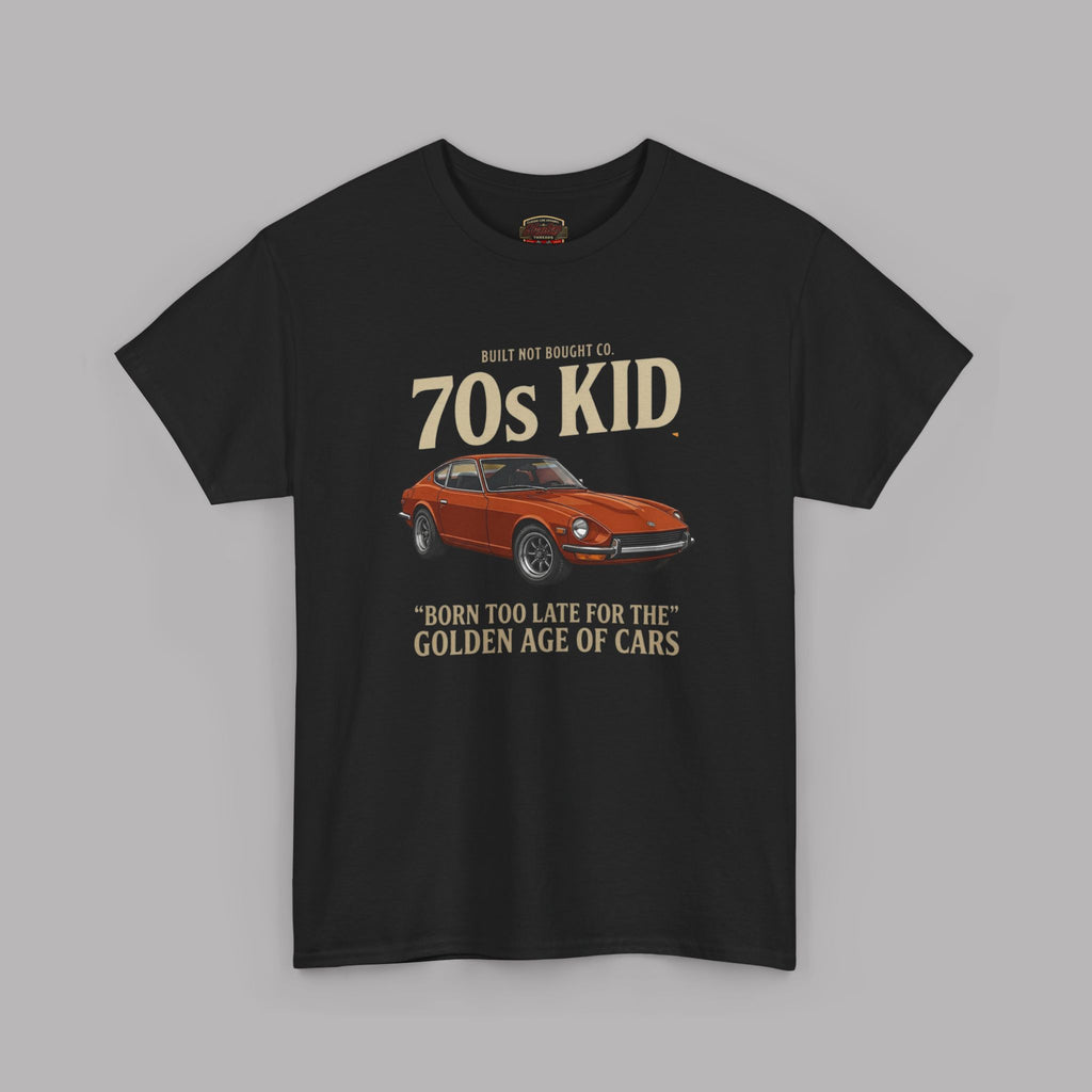 70s Kid Classic Car Tee – Born Too Late for the Golden Age