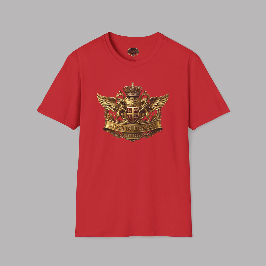 Crowned Lion Crest Tee | Vintage Roadster Gift Shirt