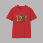 Crowned Lion Crest Tee | Vintage Roadster Gift Shirt