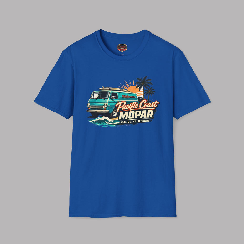 Pacific Coast Mopar Tee - Vintage Surf Van Graphic T-Shirt