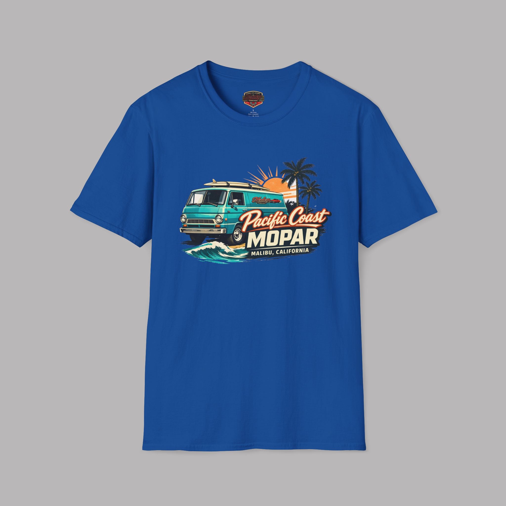 Pacific Coast Mopar Tee - Vintage Surf Van Graphic T-Shirt
