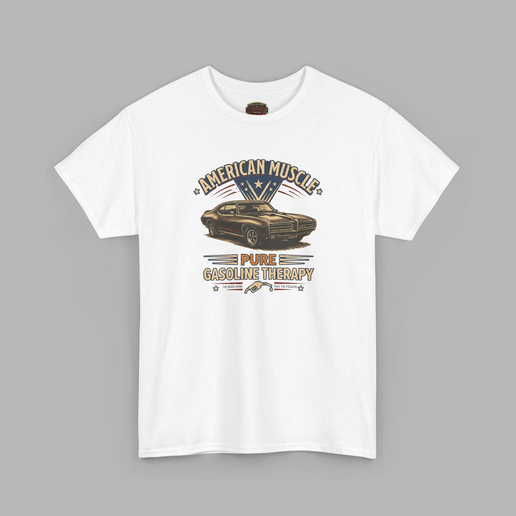 American Muscle Car T-Shirt - Pure Gasoline Therapy Tee