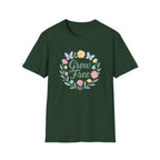 Grow Free Floral Wreath T-Shirt