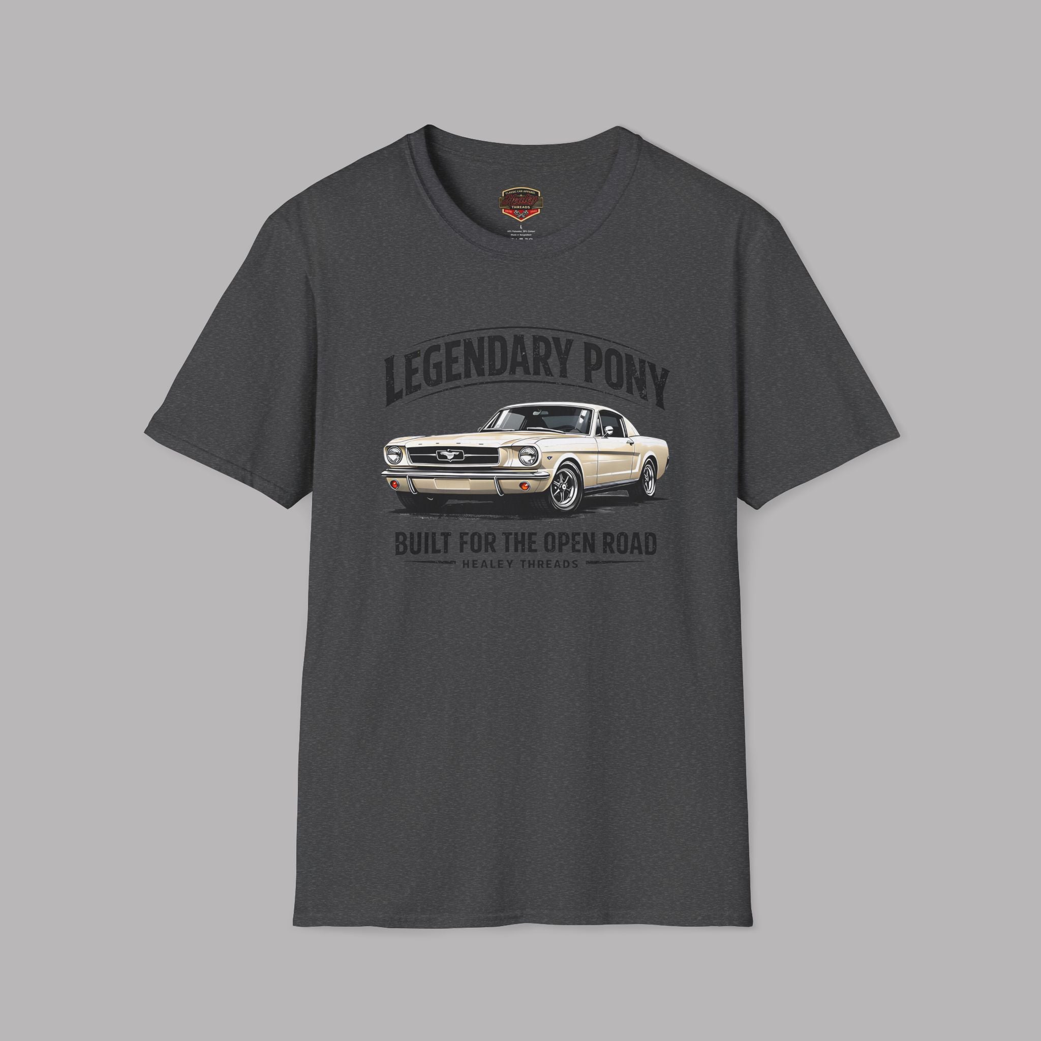 Ford Mustang Graphic T-Shirt - Legendary Pony Vintage Tee