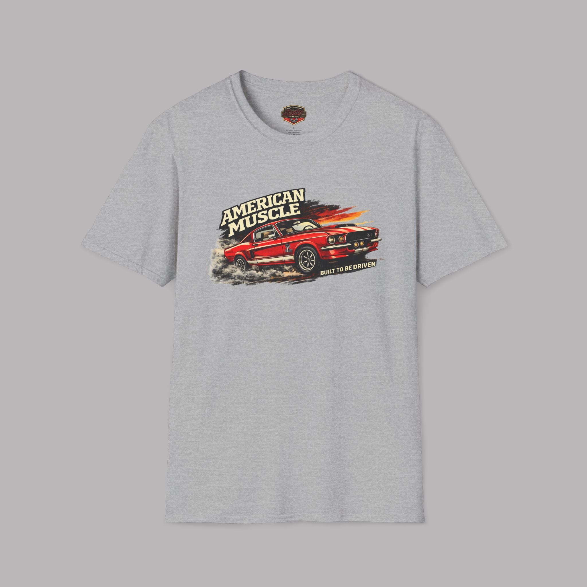 American Muscle Built to Be Driven Tee | Classic Car Gift Shirt