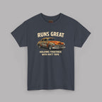 Funny Classic Car T-Shirt – Runs Great Tee