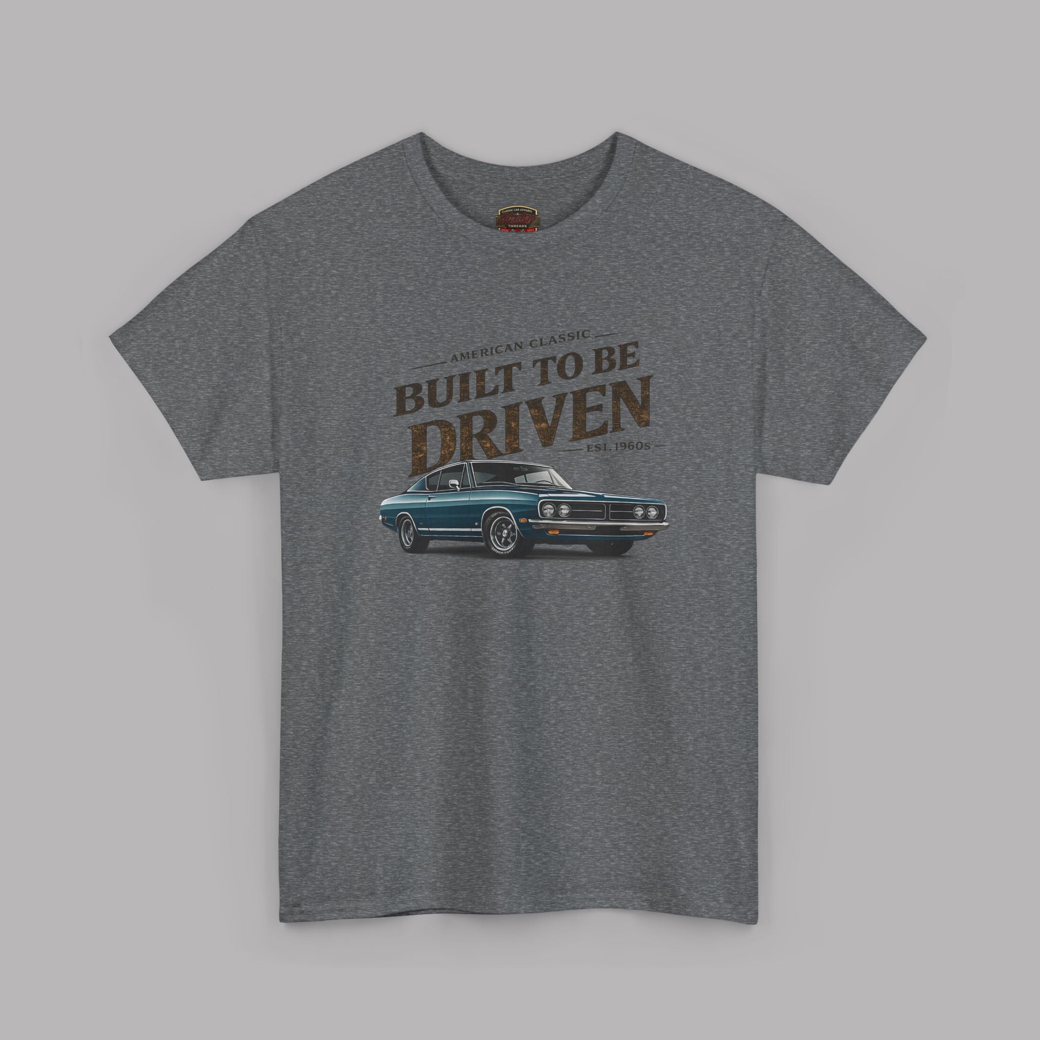 American Classic Muscle Car T-Shirt - Built to Be Driven Tee