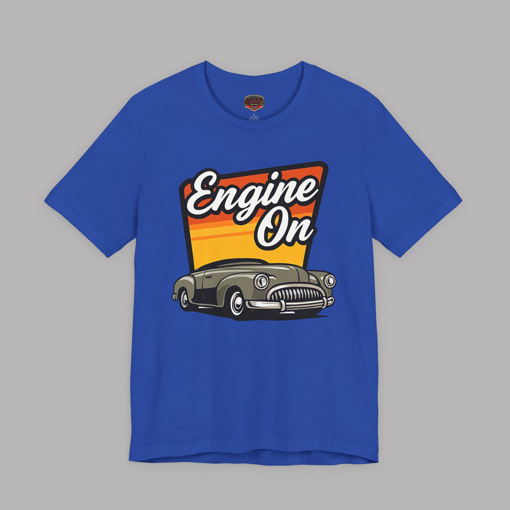 Retro Classic Car Tee | Engine On Vintage Gift Shirt