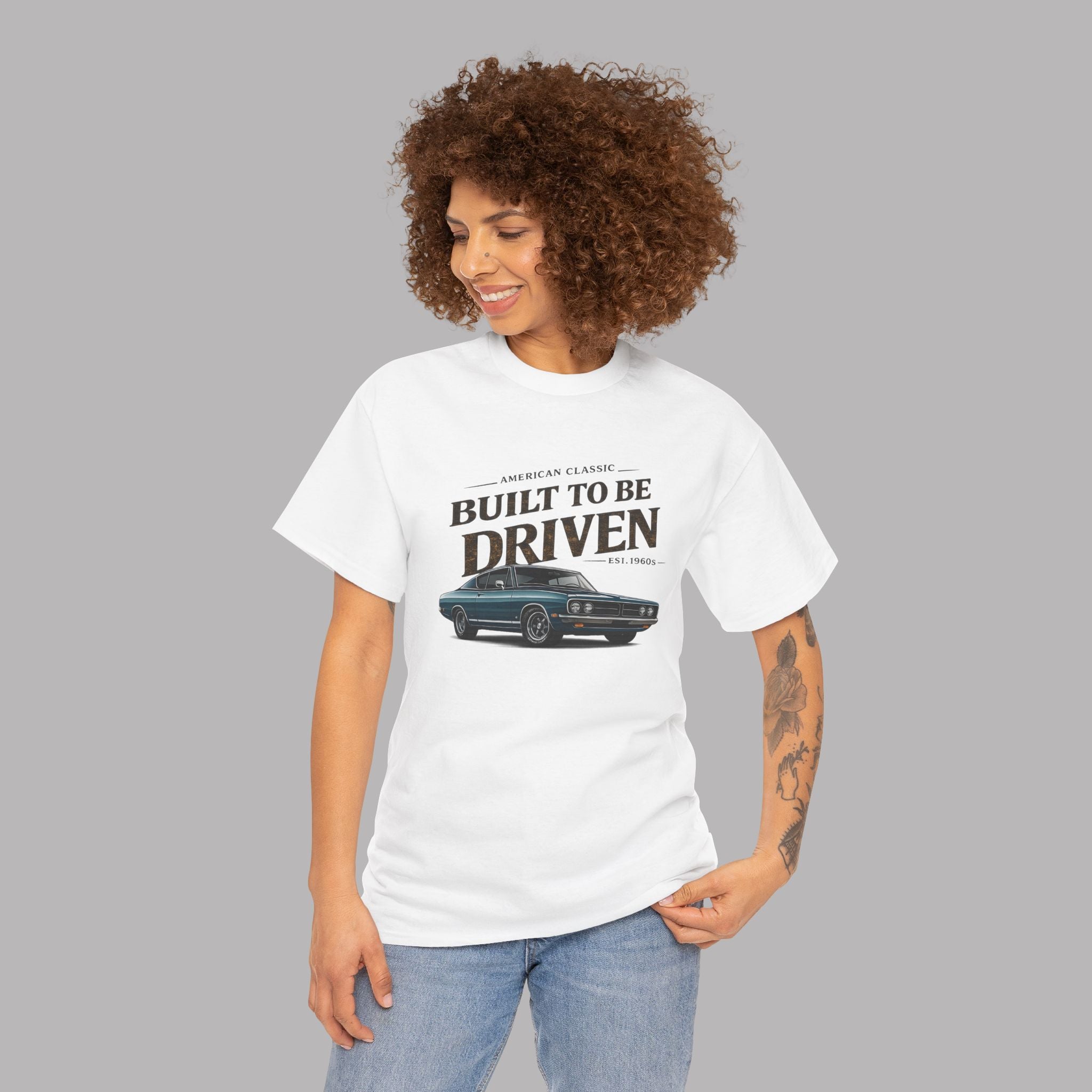 American Classic Muscle Car T-Shirt - Built to Be Driven Tee