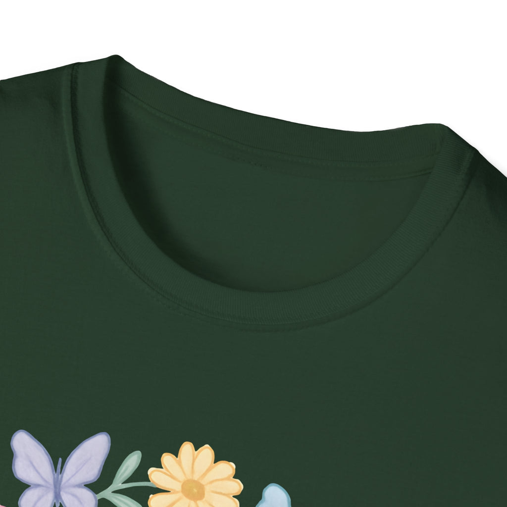 Grow Free Floral Wreath T-Shirt