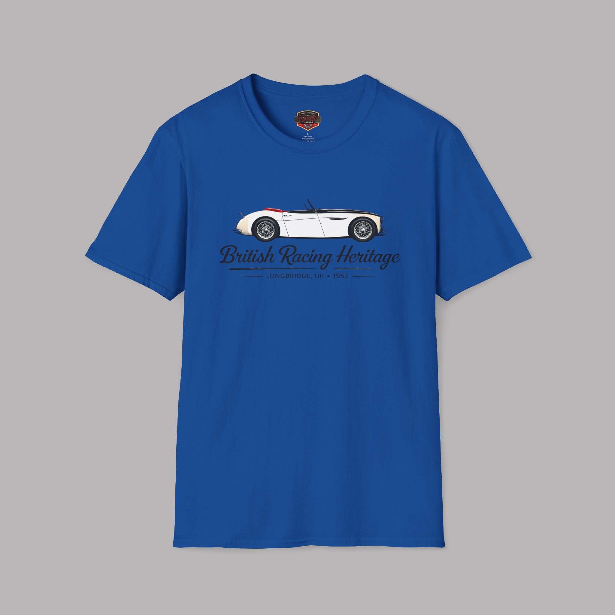 British Racing Heritage Tee | Vintage Roadster Gift Shirt
