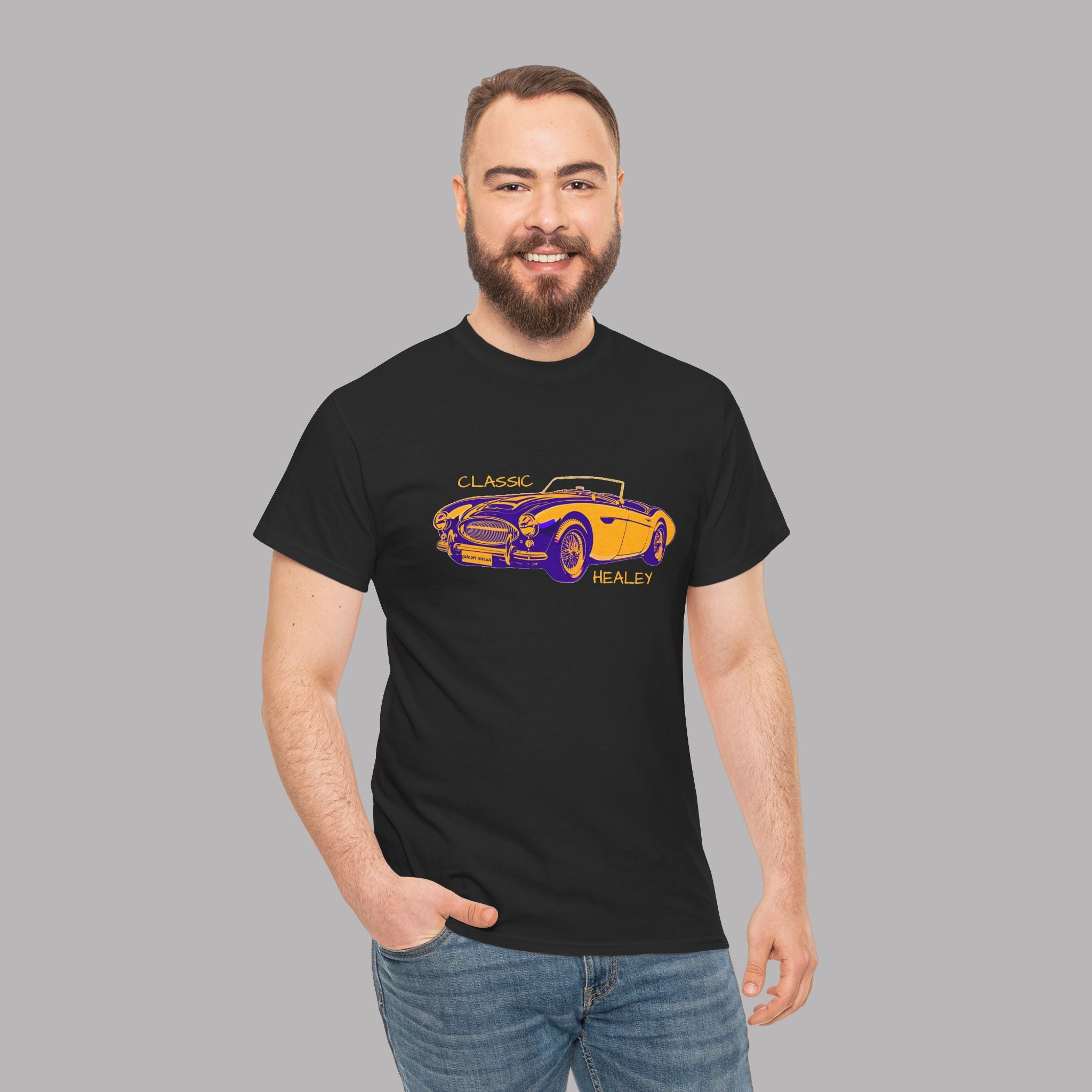Retro Pop Art Roadster Tee | Bold Vintage Sports Car Shirt